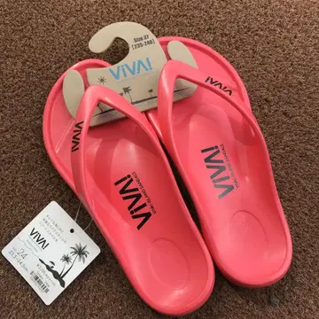 VIVA! 비치 샌들 37 사이즈 토마토 24cm