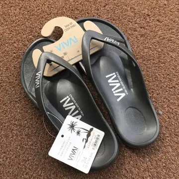 IVIVA 블랙 플립플랍 24cm