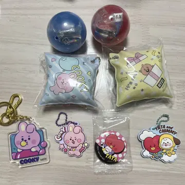Cooky Tata Chimmy 키링 세트