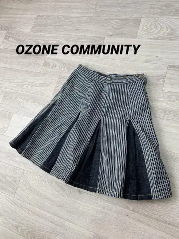 OZONE COMMUNITY 오존 커뮤니티 데님 스커트