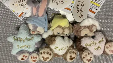 디즈니 씨 스위트 드림 봉제 인형 배지