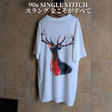 90s THE ALMIGHTY BUCK 티셔츠 싱글 스티치