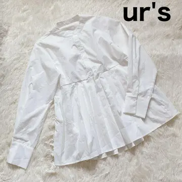 Yours 블라우스 긴팔 화이트 흰색 S 심플
