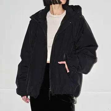 TODAYFUL 후드 퍼프 재킷 36 블랙