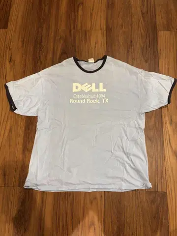 Hanes 바디 DELL 티셔츠 빅 실루엣