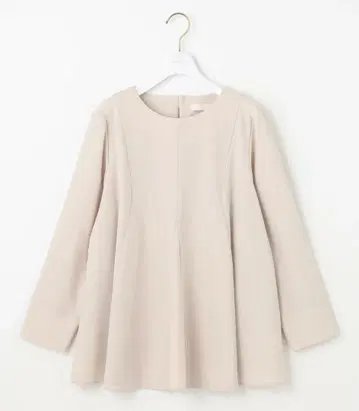 any SIS [세탁 가능] 세레모니 더블 크로스 블라우스 베이지