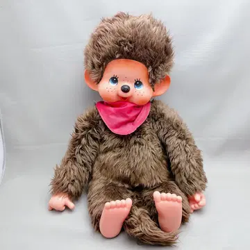 당시의 물건 몬치치 인형 블루 아이 쇼와 레트로