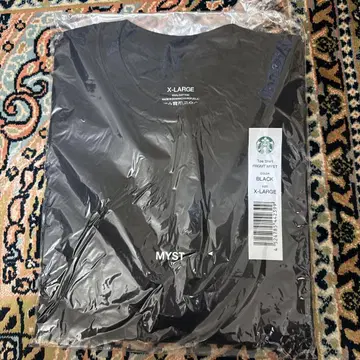 MYST 블랙 티셔츠 X-LARGE