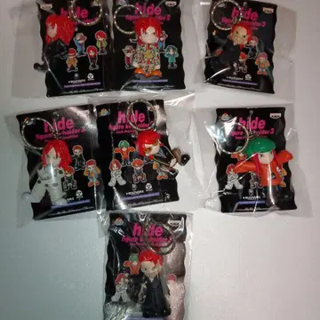 hide 피규어 키링 세트