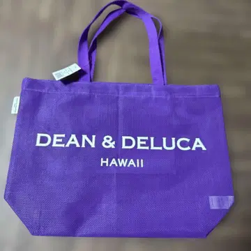 미사용 새상품 하와이 한정판 DEAN & DELUCA 퍼플 토트백