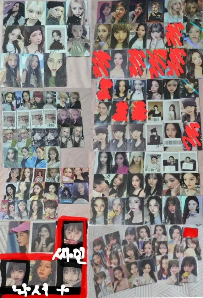 Ive Aespa poca wts rina winter ningning jang wonyoung gaeul sign