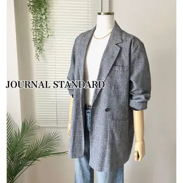 JOURNAL STANDARD 썸머 옥스 자켓 체크