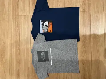 The North Face 반팔 티셔츠 세트 네이비 그레이