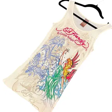 새상품급 에드하디 ed hardy 여성용 탱크탑 머메이드