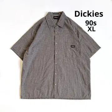 90s 디키즈 올드 디키즈 체크 반팔 셔츠 XL 구제 의류