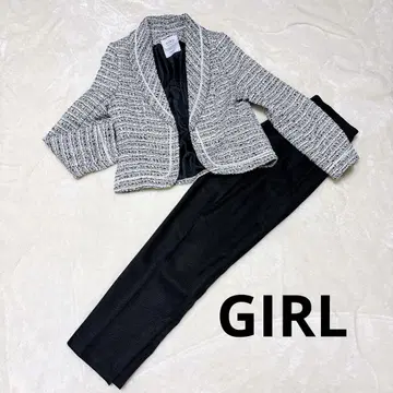GIRL 세레모니 수트 입학식 유치원 입원 트위드 자켓