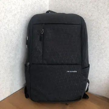 백팩 re:credo 출퇴근 대용량 B4 블랙 빅