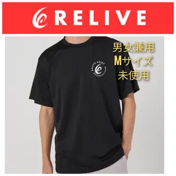RELIVE 남녀 공용 M 사이즈 티셔츠 블랙