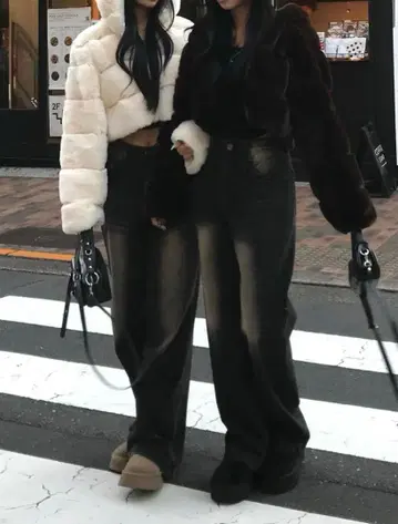 EMMY 컬러 워싱 데님 팬츠 M 사이즈