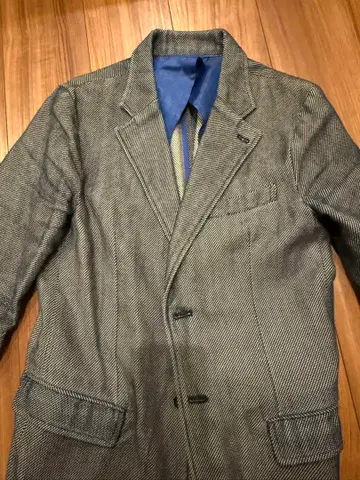 모모타로 청바지 MOMOTARO 스트라이프 테일러드 자켓