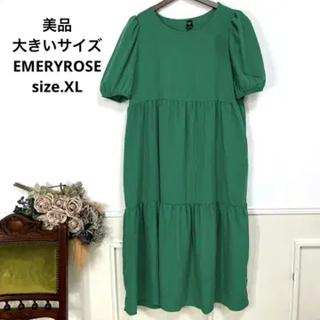 새상품급 빅 사이즈 EMERYROSE 그린 원피스