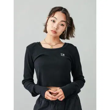 X-girl THERMAL COMPACT 티셔츠