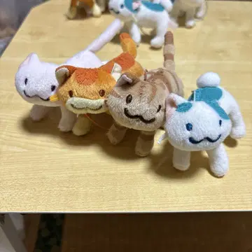 고양이 봉제 인형 4종 세트