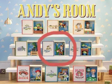 POPMART 토이스토리 ANDY'S ROOM 시크릿