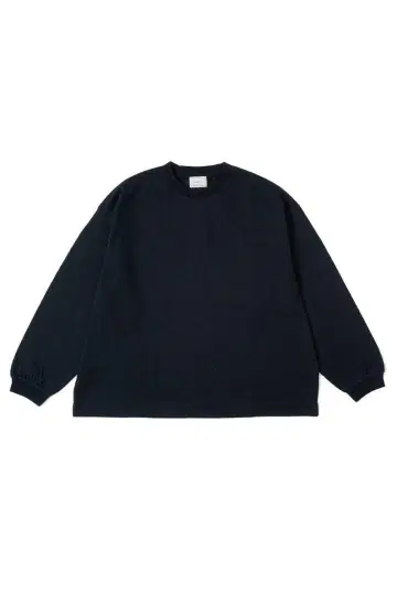 EVCON WIDE L/S T-SHIRT/티셔츠/블랙/검정
