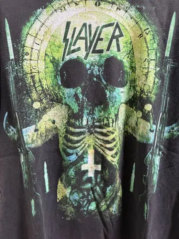 00s slayer 밴딩 티셔츠 빈티지