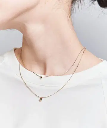 b&y UNITED ARROWS 메탈 탑 목걸이