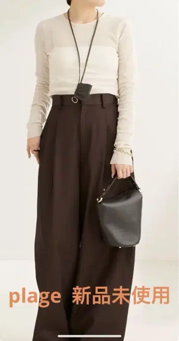 plage Mesh Sheer 롱 T