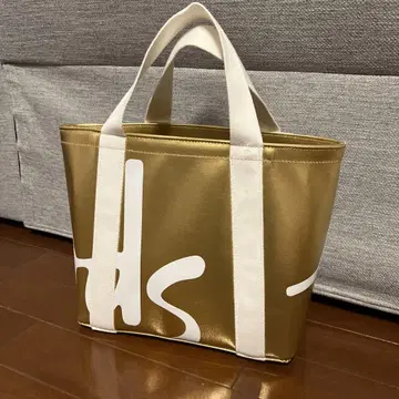 Harrods 골드 토트백