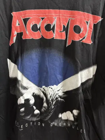 accept 밴딩 티셔츠 독일 메탈
