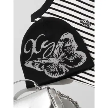 X-girl BUTTERFLY JACQUARD BEANIE 비니