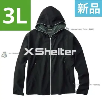 블랙 3L 워크맨 엑스 쉘터 더위 후디 블랙