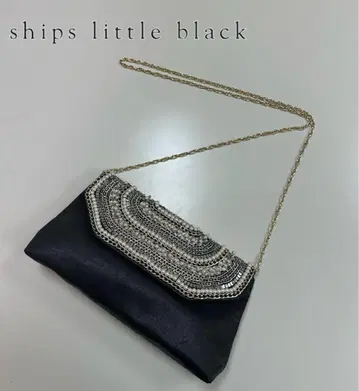 ships little black 비즈 클러치백 파티백