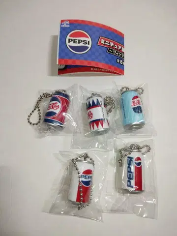 펩시 미니어처 캔 참 빈티지 5종 컴플리트