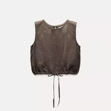 ZARA ZW COLLECTION 린넨 100% 상의 태국