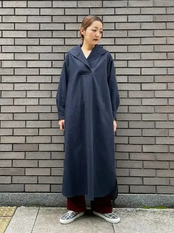 156y*새상품급 쉽스 별주 Nell 데님 세일러 원피스.