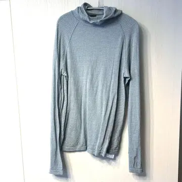 밀레 우먼 와플 울 후디 헤더 그레이 L/XL