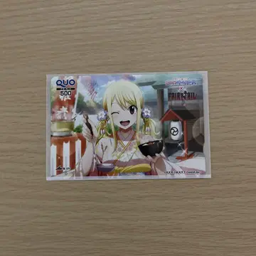 FAIRY TAIL QUO 카드