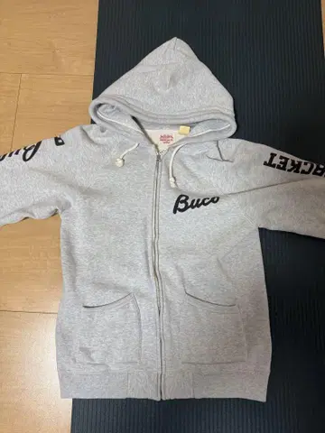 Buco 그레이 지퍼 후드티