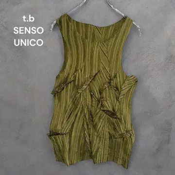 t.b 센소유니코 SENSO UNICO 3D 플리츠 상의 랜덤