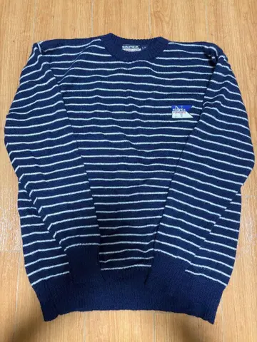 NAUTICA COMPETITION 스트라이프 울 니트 L
