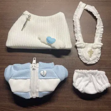 봉제 인형 의류 옷 갈아입기 10cm 20cm 지뢰계 무속성 스카이블루