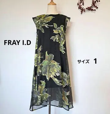 프레이 아이디 [컨디션 최상] 튤 원피스 튜닉 꽃무늬