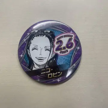 원피스 로빈 2023 생일 캔뱃지