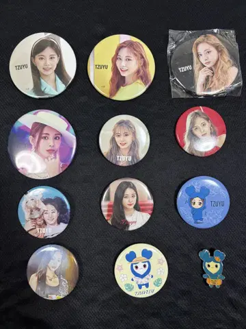 TWICE Tzuyu 캔뱃지 묶음 판매