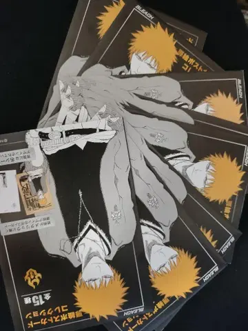 BLEACH 표지 엽서 컬렉션 미개봉 10점